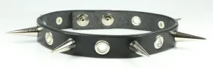 3/4" Wide Choker with Eyelets and 1" Cone Spikes