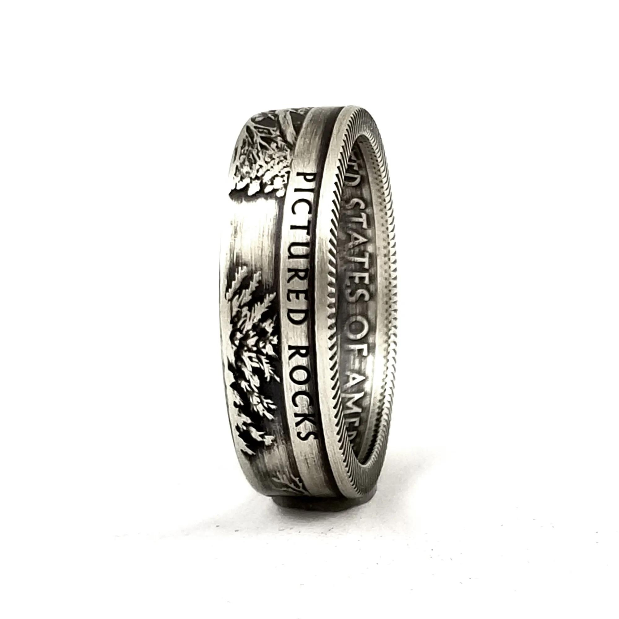 90% Silver Pictured Rocks National Park Quarter Ring