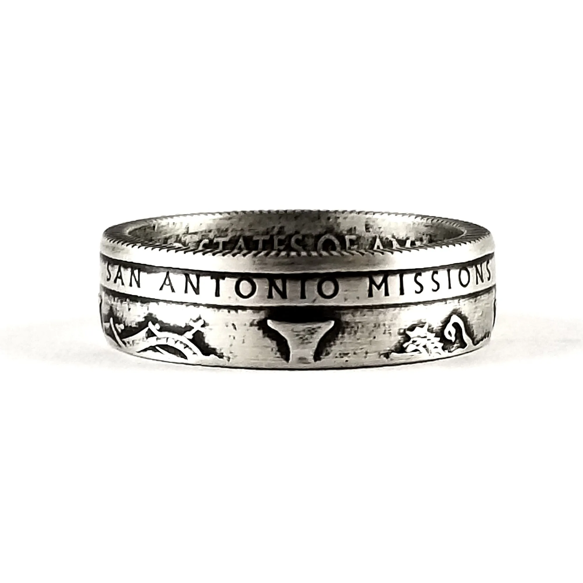 99.9% Fine Silver San Antonio Missions National Park Quarter Ring