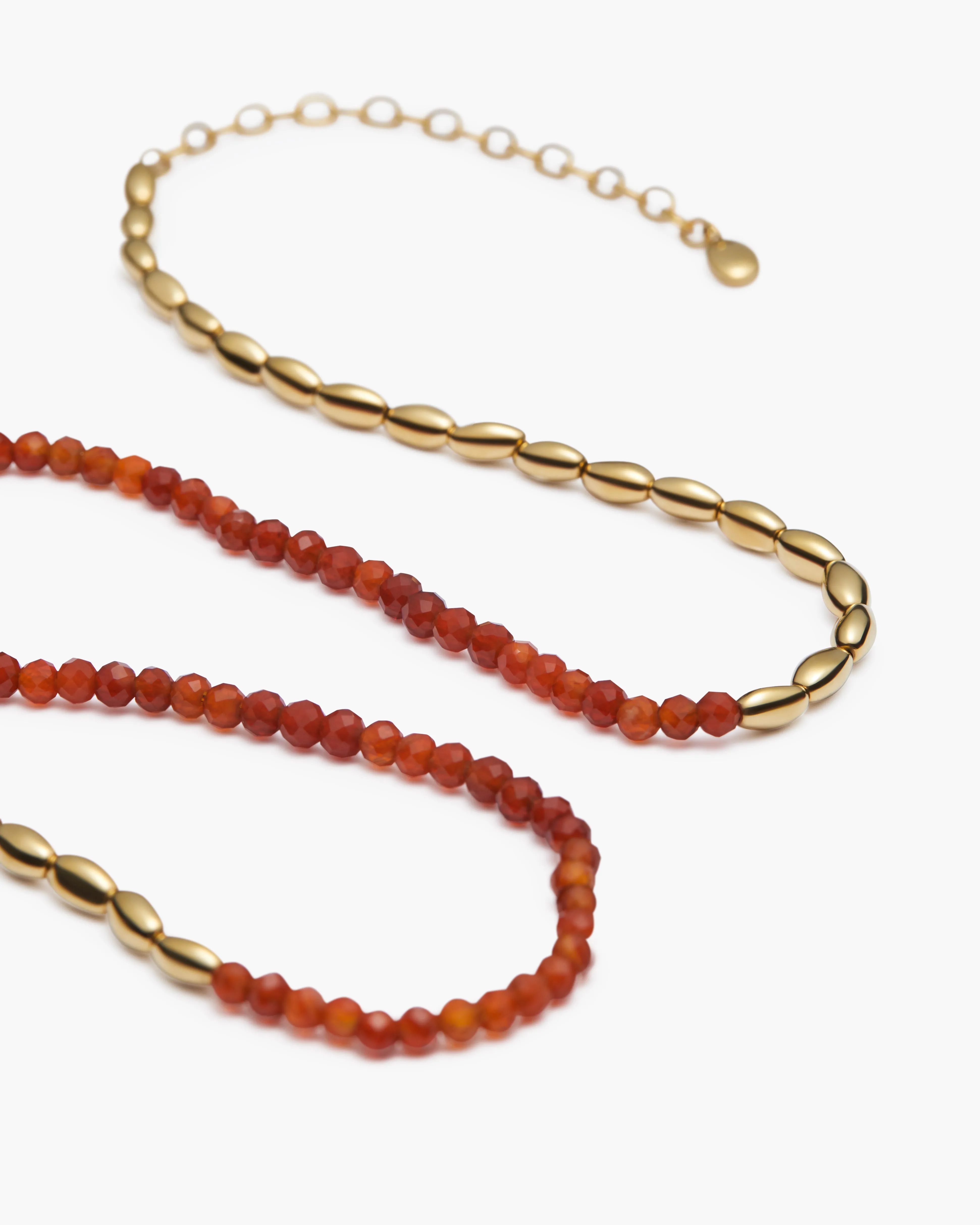 Barley Red Agate Necklace