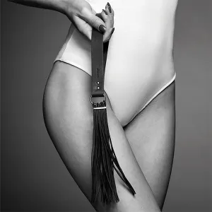 Bijoux Indiscrets Maze Tassel Flogger - Black