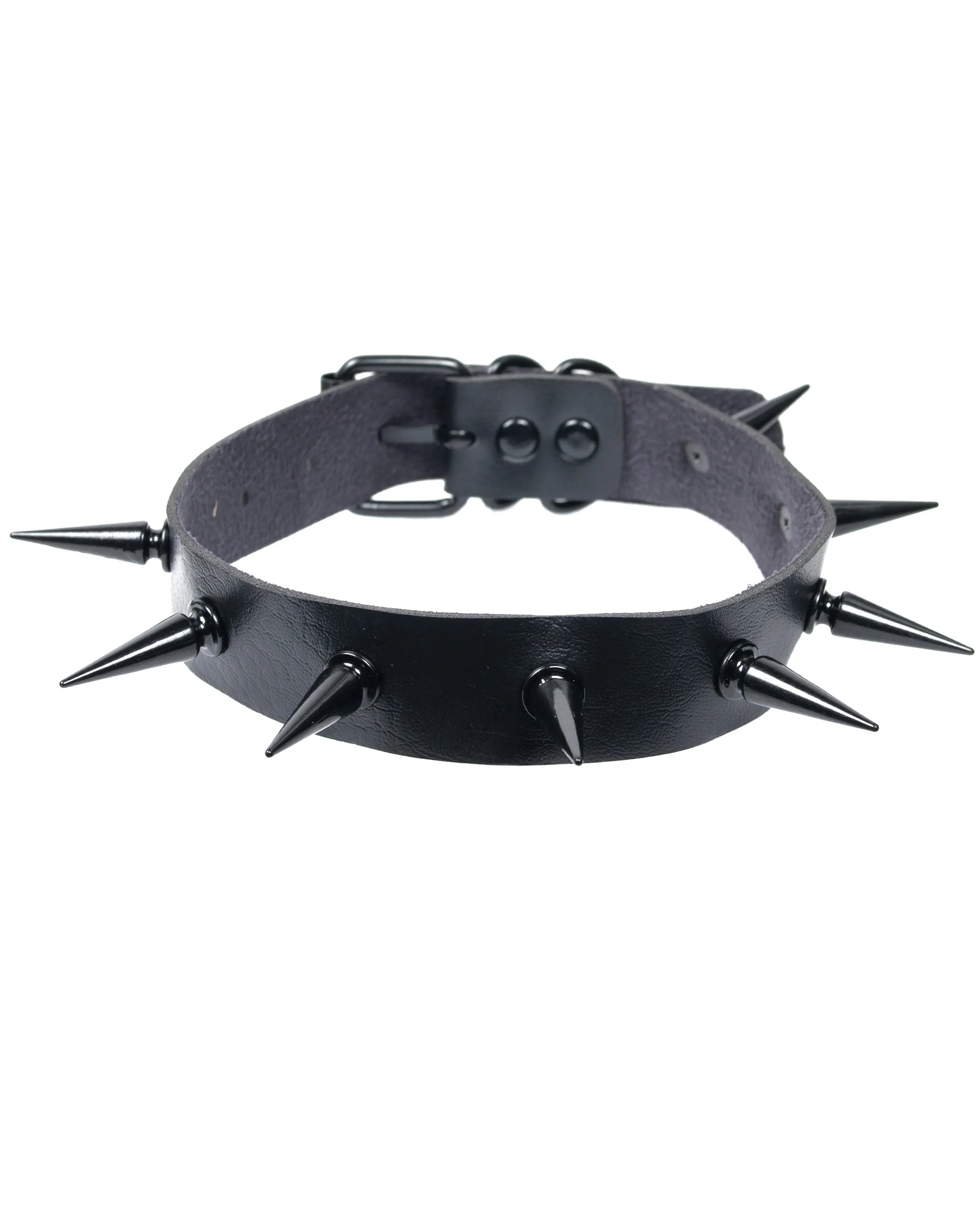 BLACK STUD COLLAR