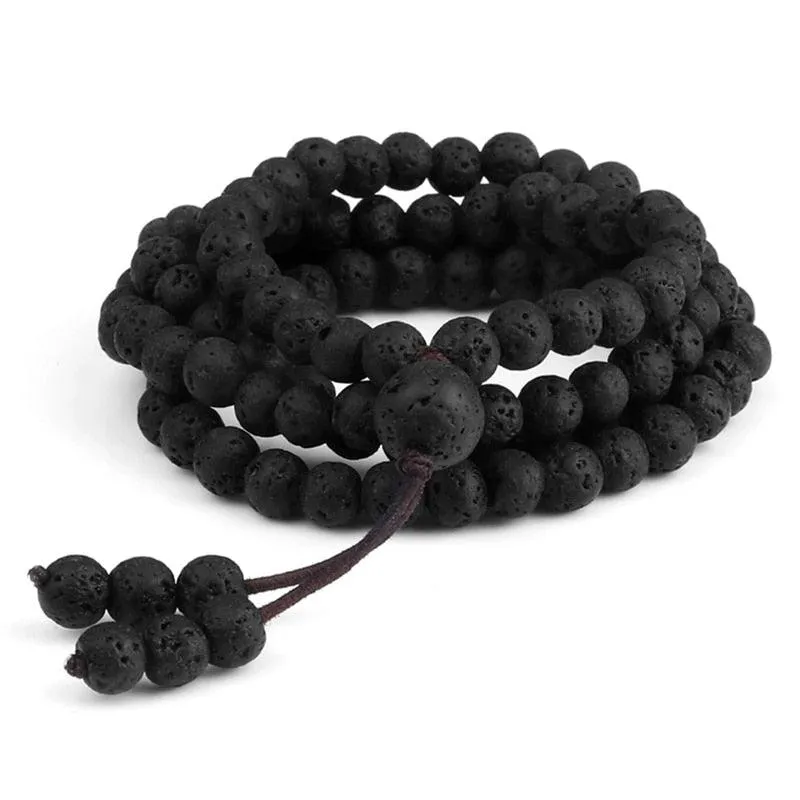 Bohemian Natural Lava Stone Bracelet