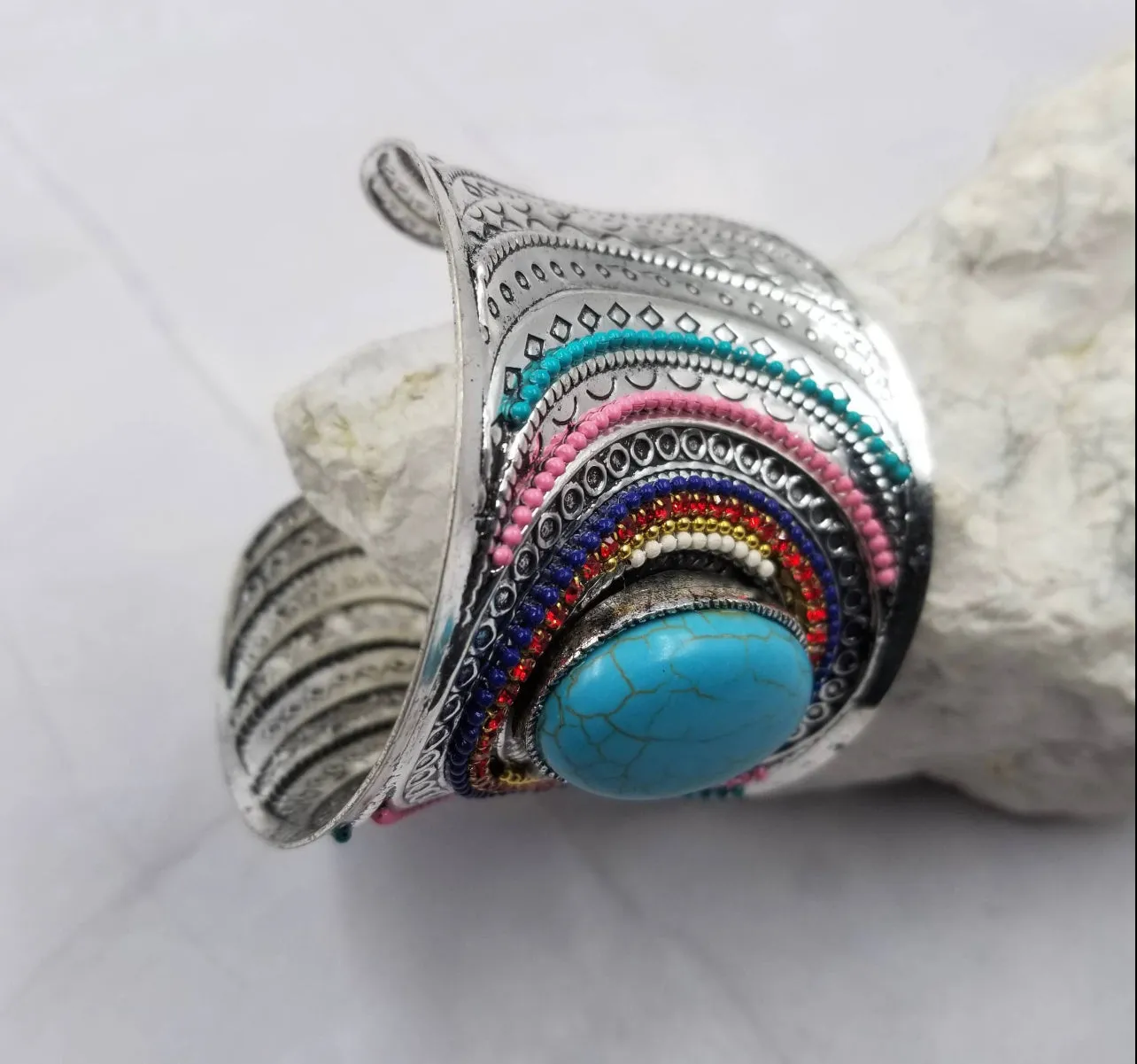 “Boho” cuff bracelet