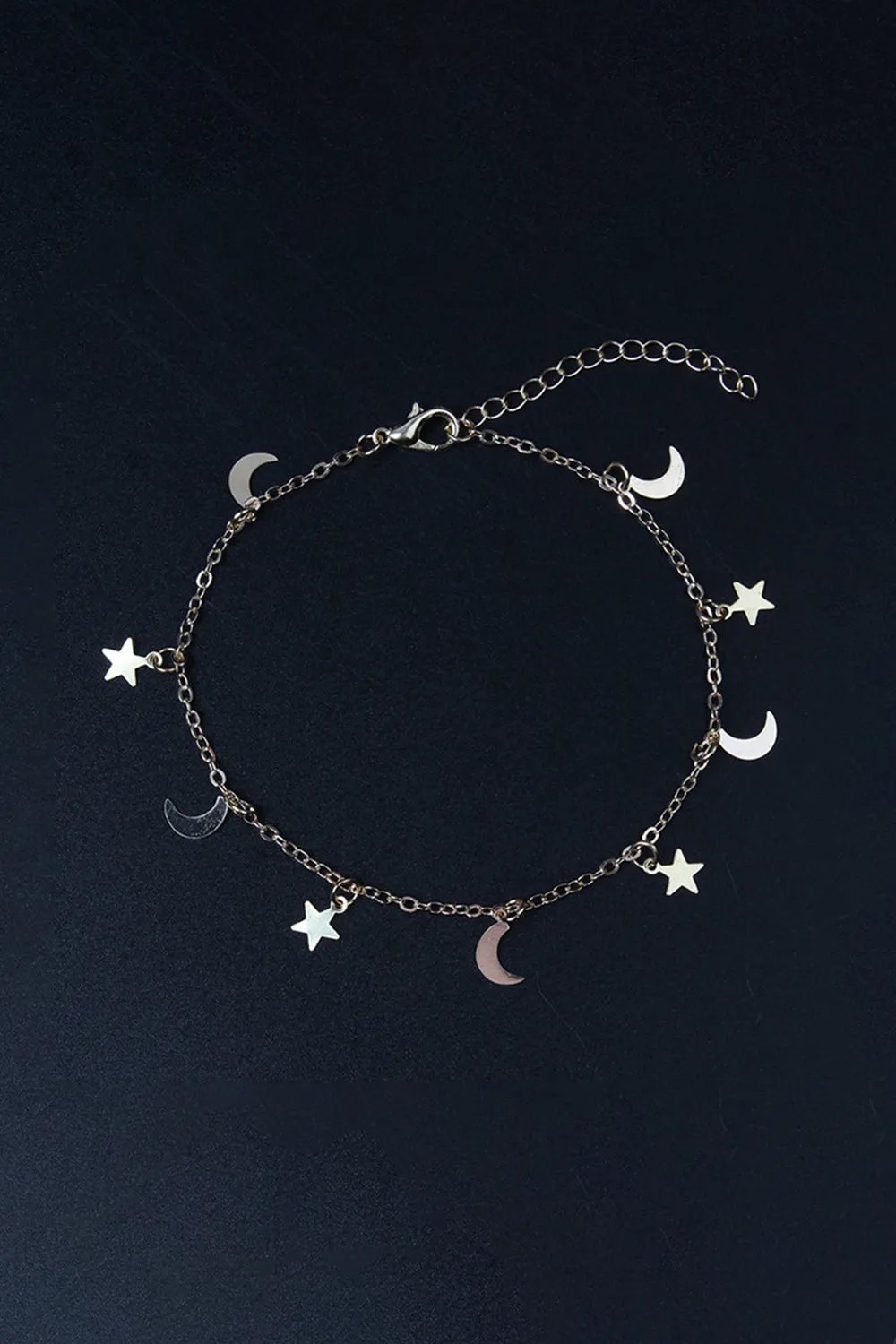 Boho Star Moon Gold Crescent Bracelets