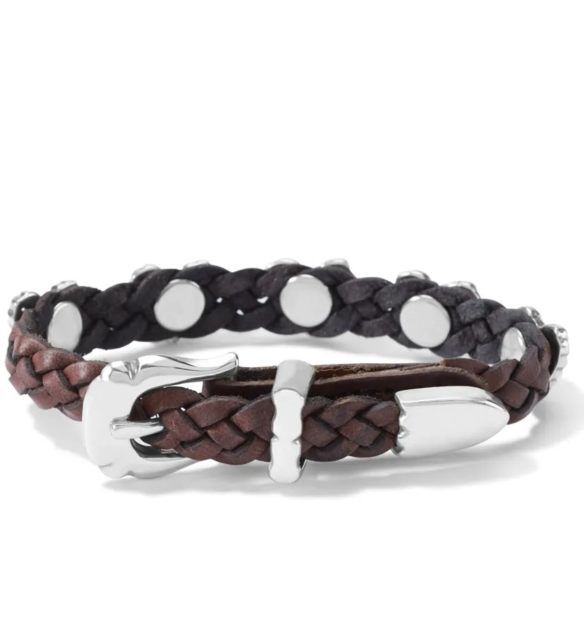 Brighton 3/8 Roped Heart Braid Bandit Bracelet-multiple colors