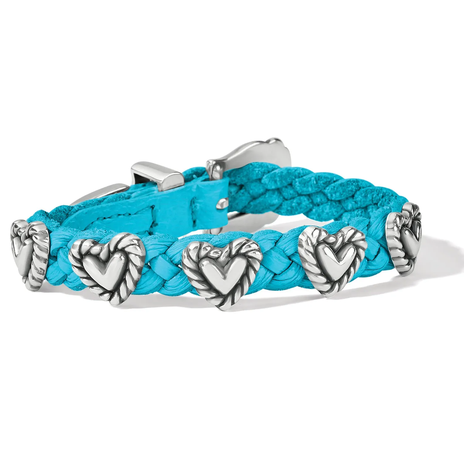 Brighton 3/8 Roped Heart Braid Bandit Bracelet-multiple colors