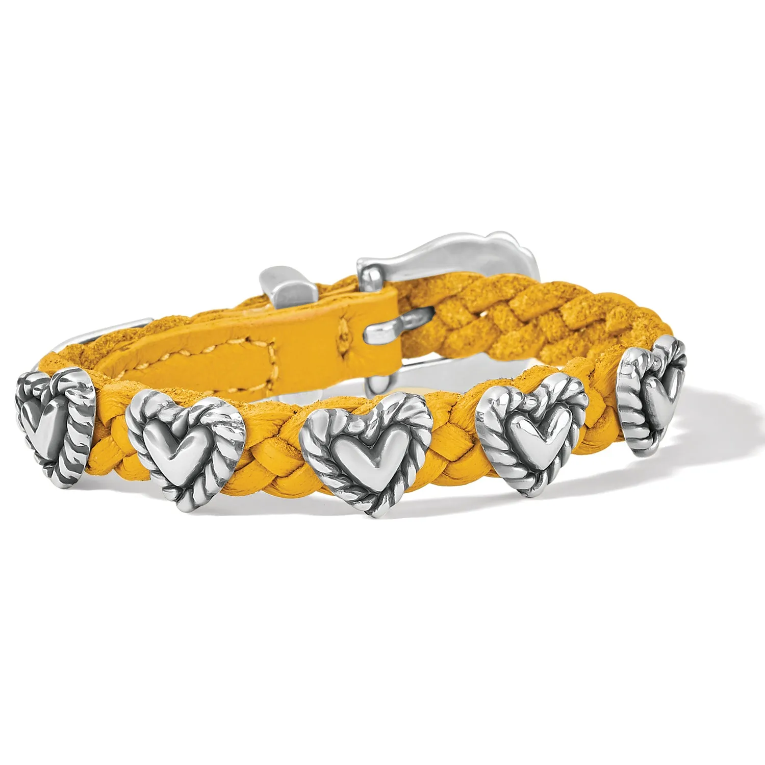 Brighton 3/8 Roped Heart Braid Bandit Bracelet-multiple colors