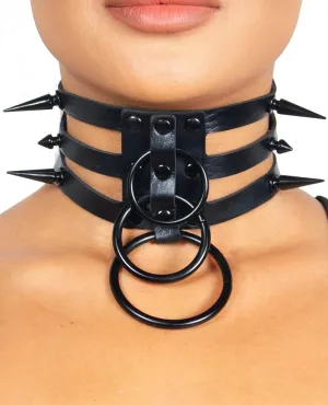 CAGE SPIKED COLLAR