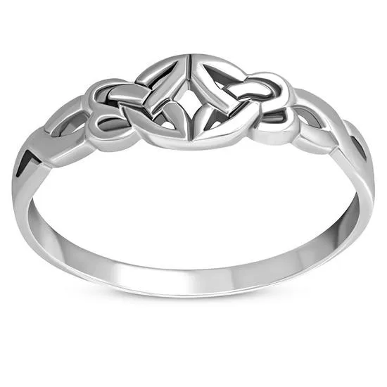 Celtic Trinity Knot Silver Ring