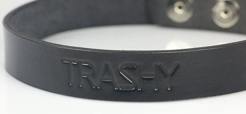 Choker With Custom Lettering