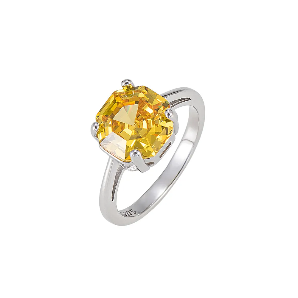 Citrine Single Stone Ring