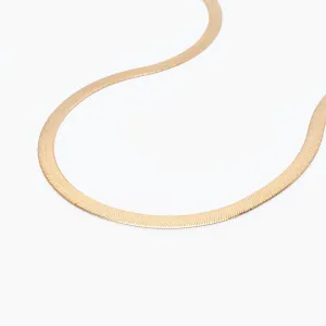 Classic Herringbone Chain Necklace