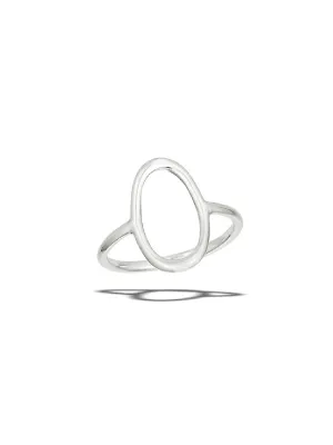 Contoured Oval Ring