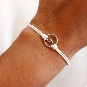 Double Cord Bracelet - Wave Cream