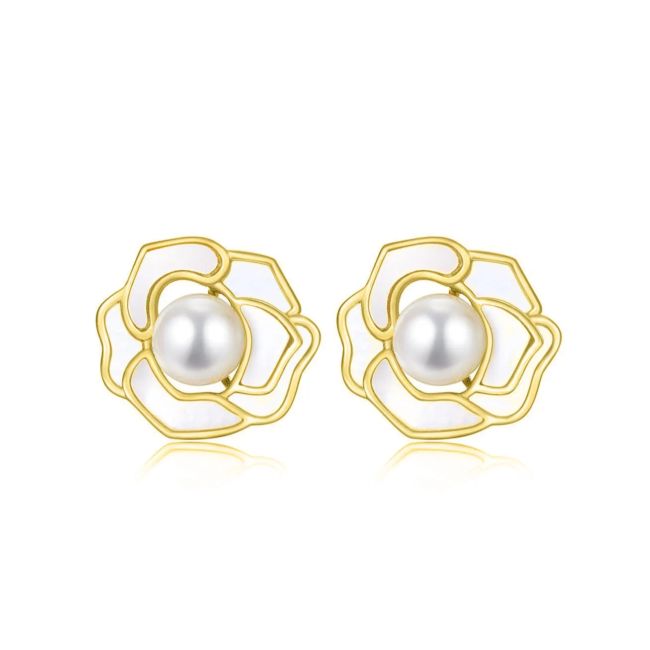 Elegant Freshwater Pearl Earrings WE00373 | GARDENS