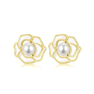 Elegant Freshwater Pearl Earrings WE00373 | GARDENS