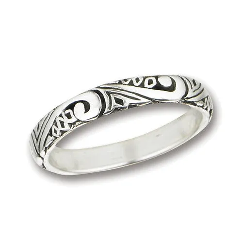 Embossed Swirls Band