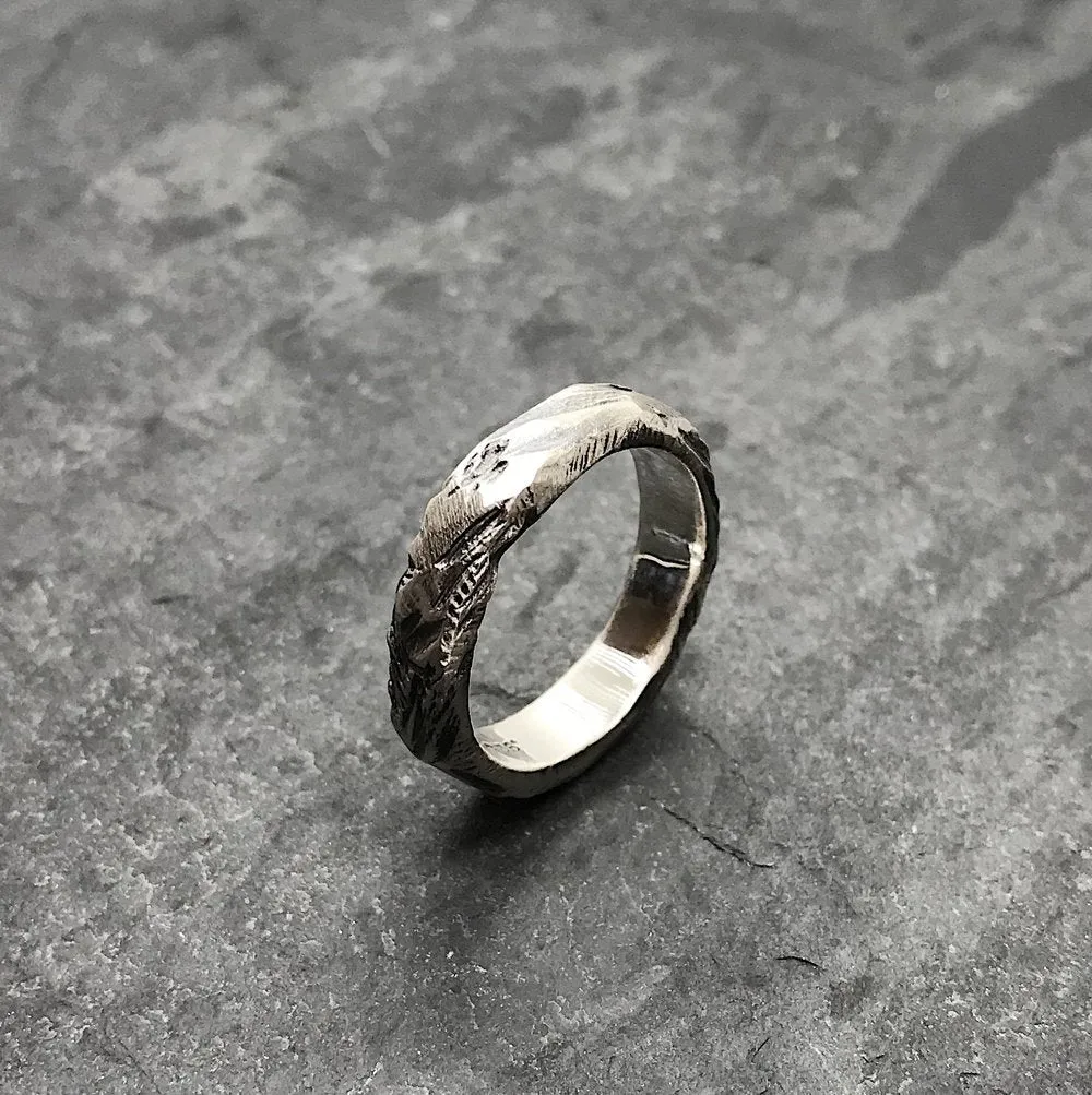 Etched Stacker Ring