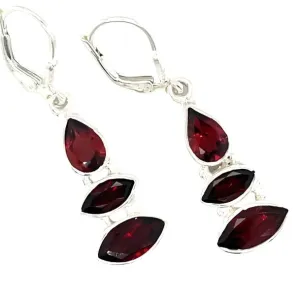 Garnet Cascata Earrings