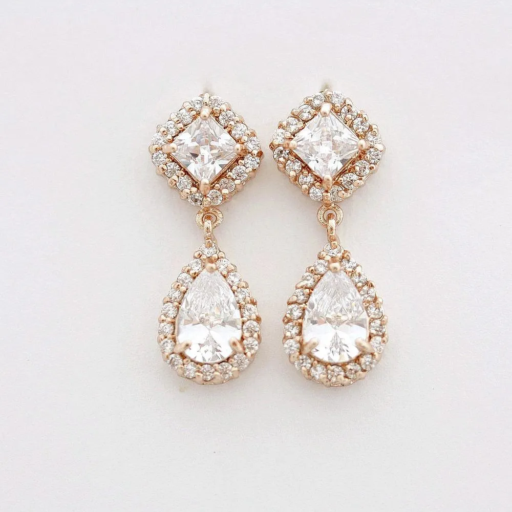 Gold Bridesmaids Earrings- Kala