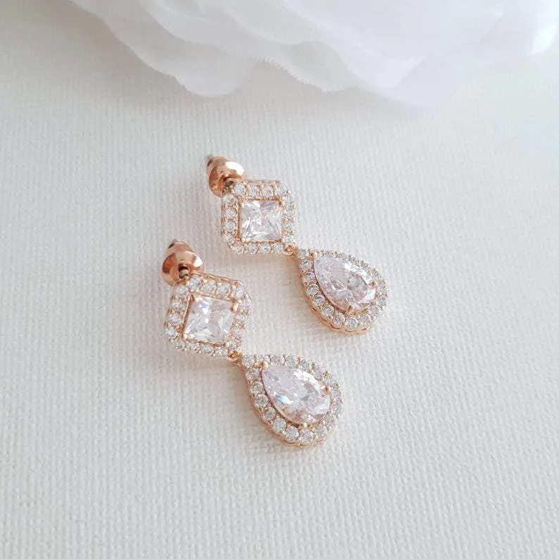 Gold Bridesmaids Earrings- Kala