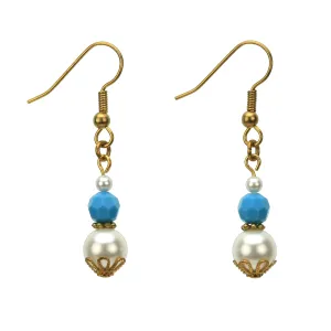 Gold December Birthstone Earrings