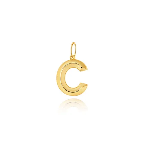 Gold Initial Pendant