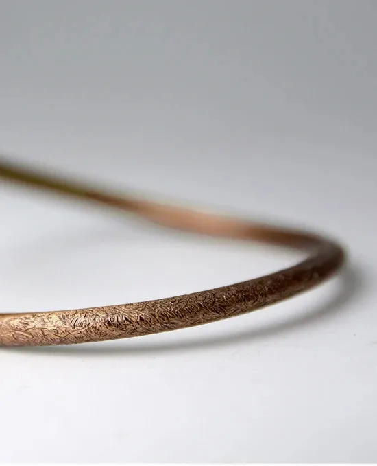 Hand Forged Solid Copper Cuff Bracelet