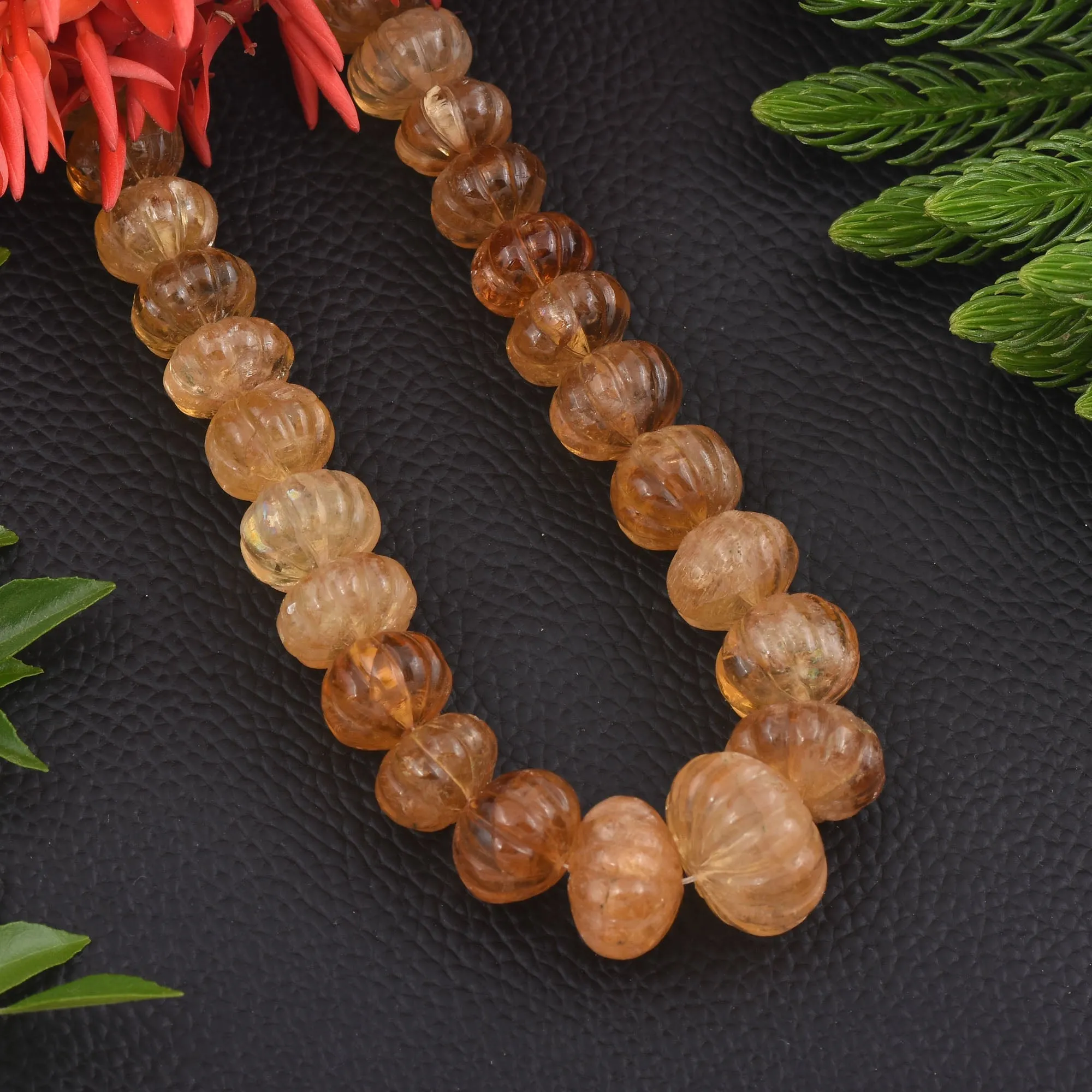 Hessonite Necklace