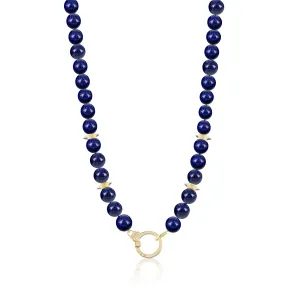 Lapis Beaded Necklace