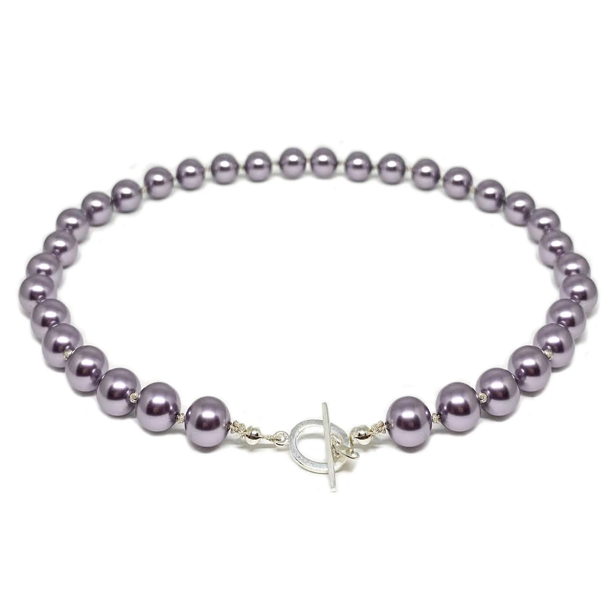 LAVANDER PEARLS NECKLACE