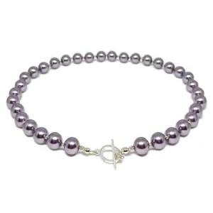 LAVANDER PEARLS NECKLACE