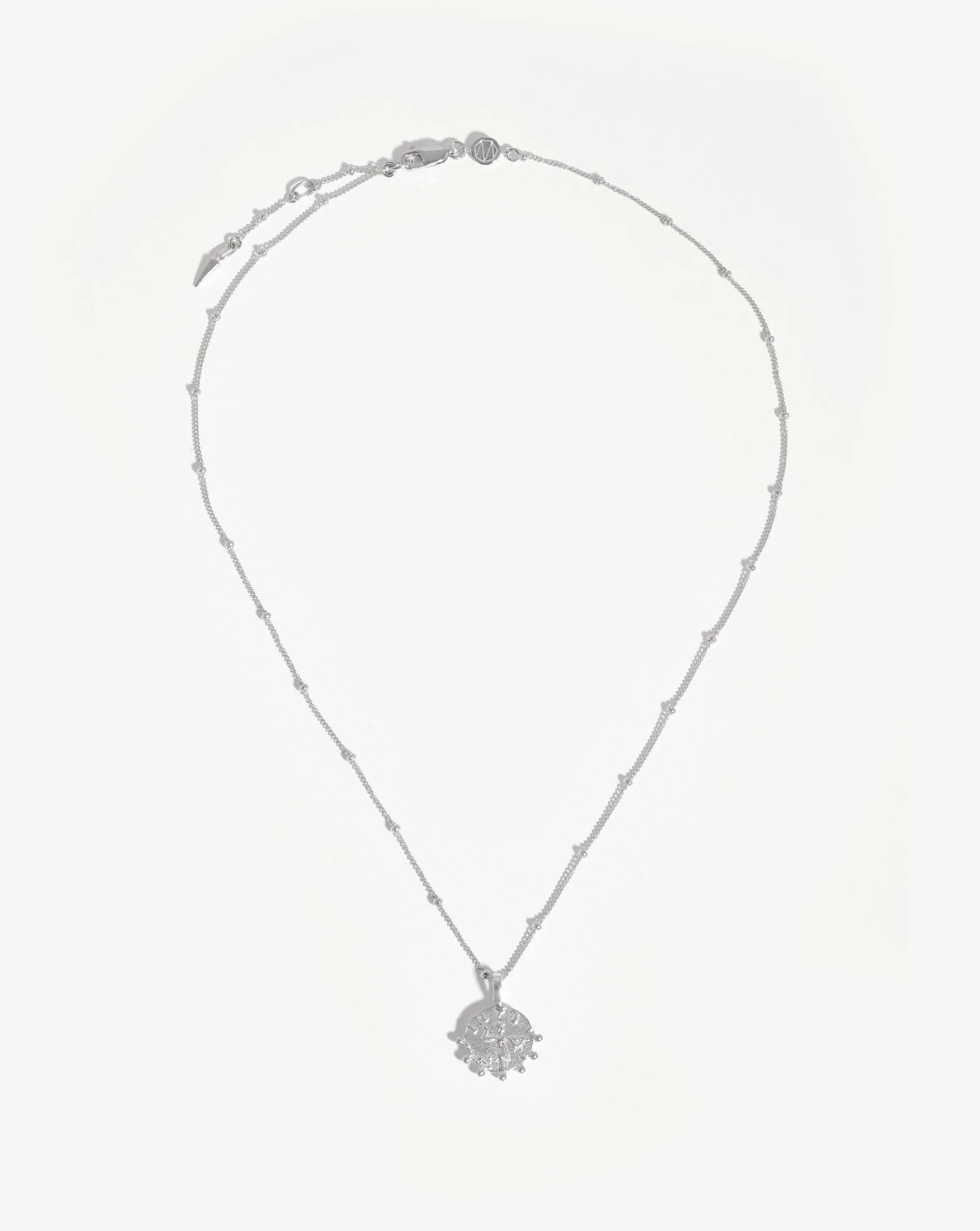 Lucy Williams Mini Beaded Coin Necklace