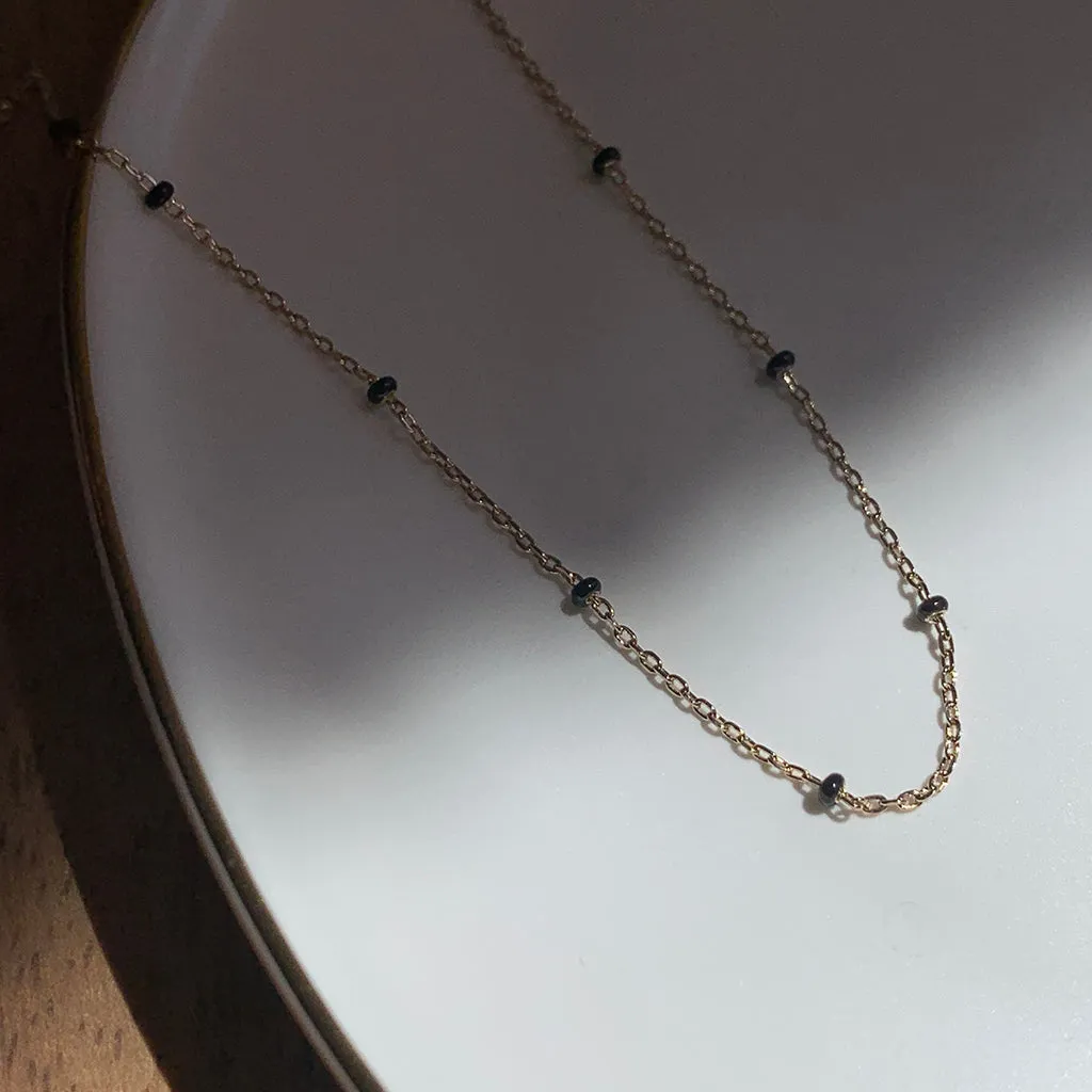 Mary Beaded Chain Necklace