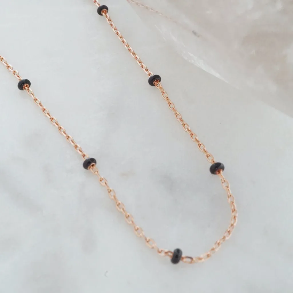 Mary Beaded Chain Necklace