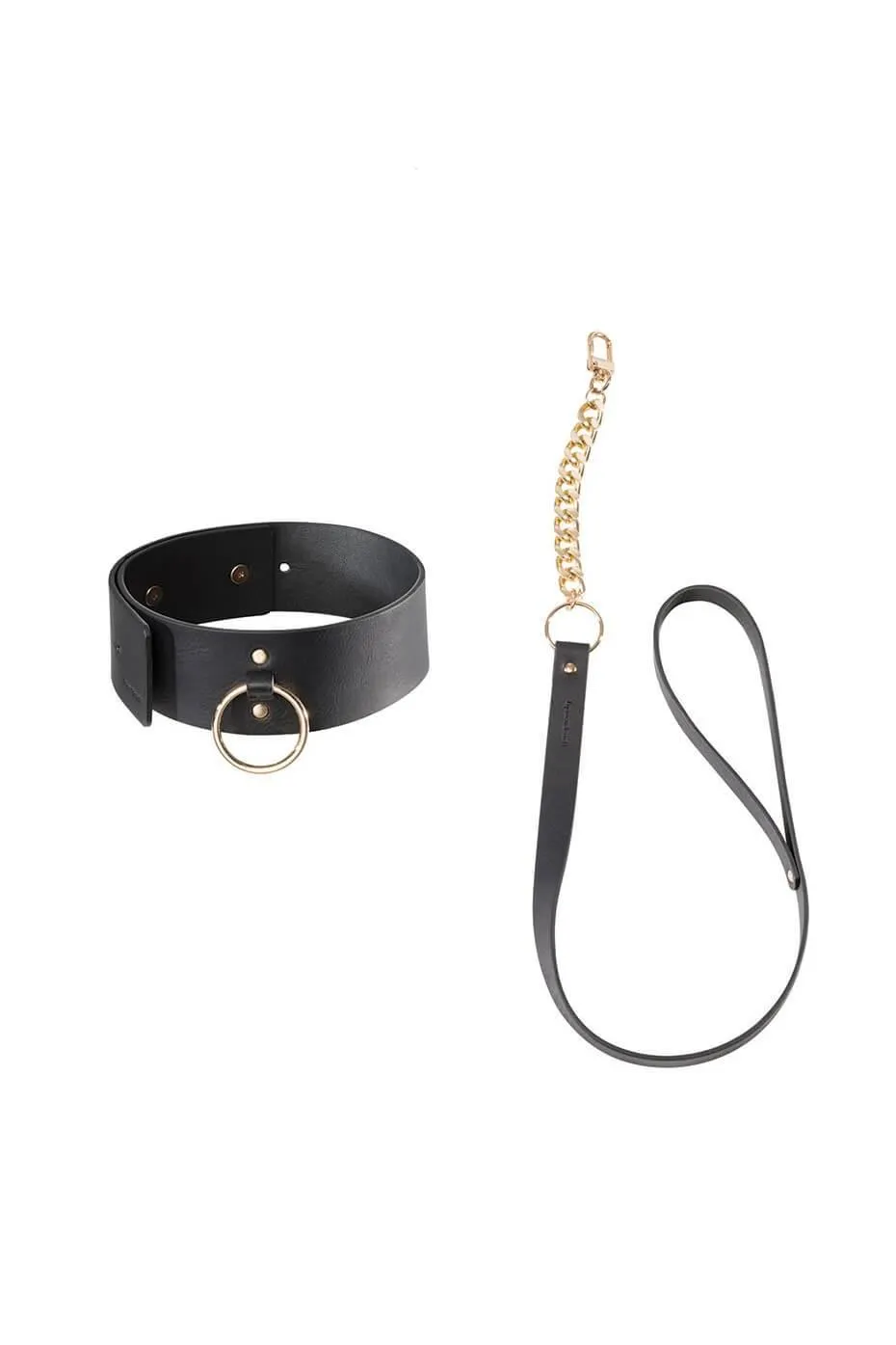 Maze Vegan Leather Collar   Leash