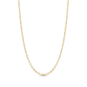 Medium Classic Round Link Chain Necklace