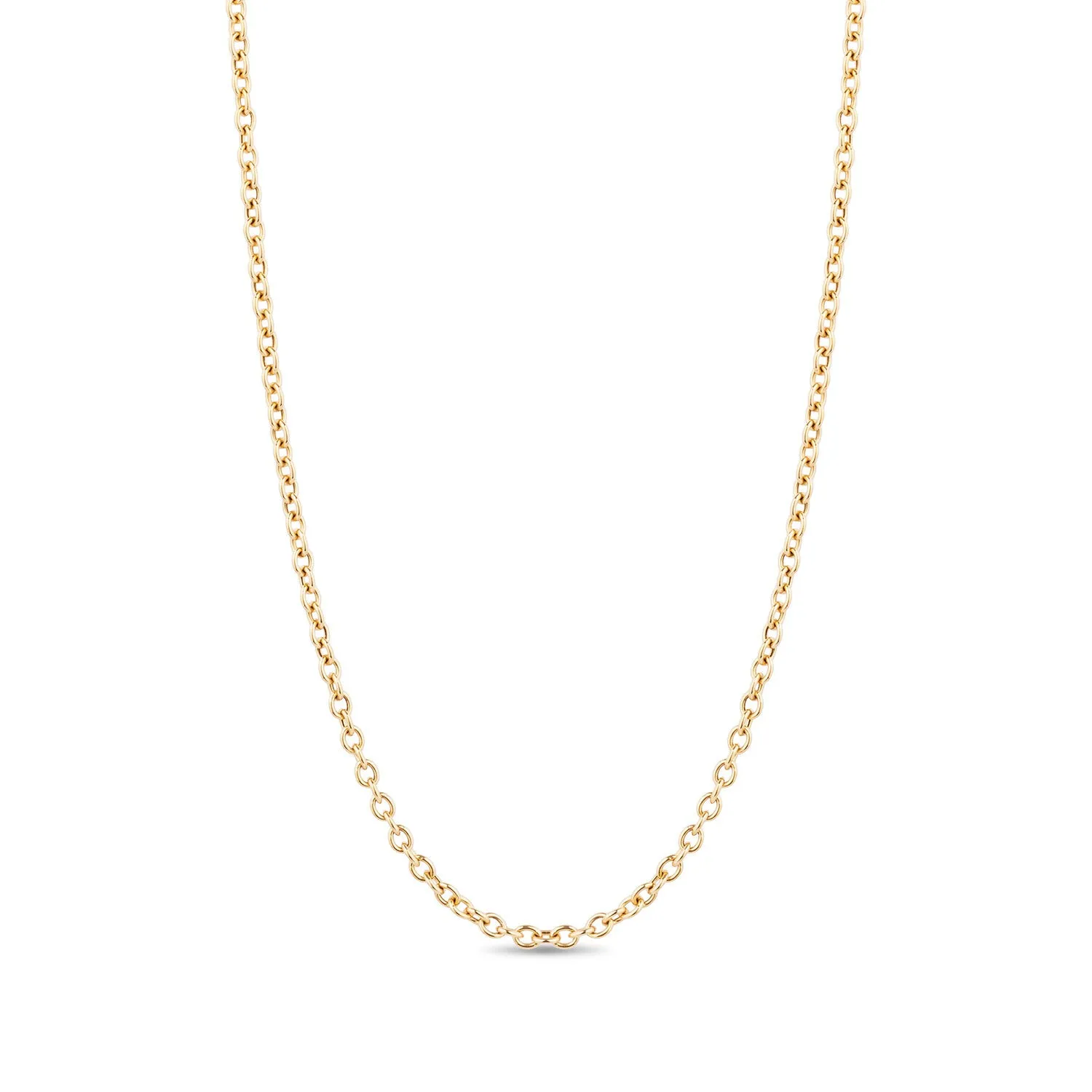 Medium Classic Round Link Chain Necklace