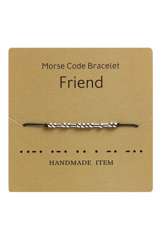 Morse Code Message Bracelets