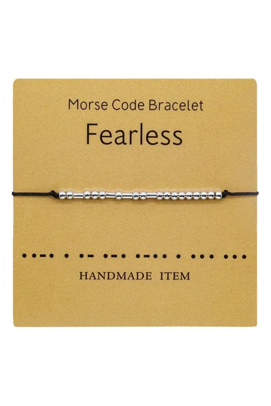 Morse Code Message Bracelets