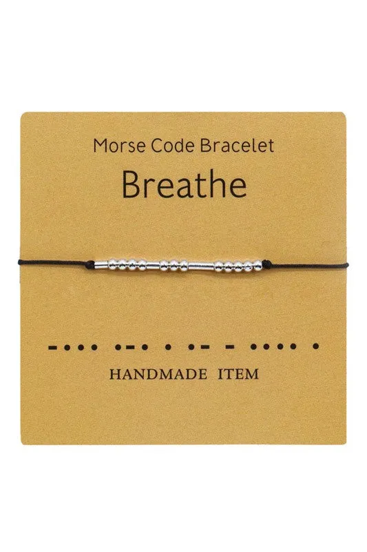 Morse Code Message Bracelets