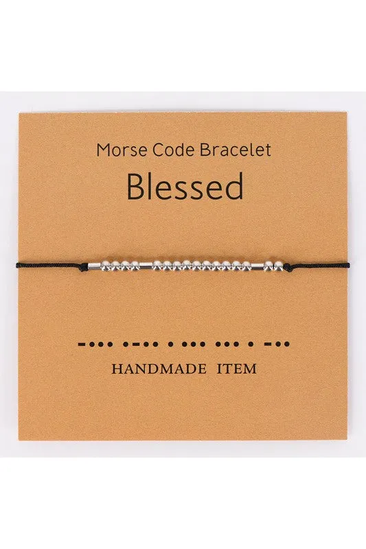 Morse Code Message Bracelets