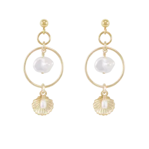 Ocean Earrings - Gold