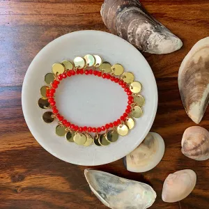 Pop Orange Stacking Bracelet