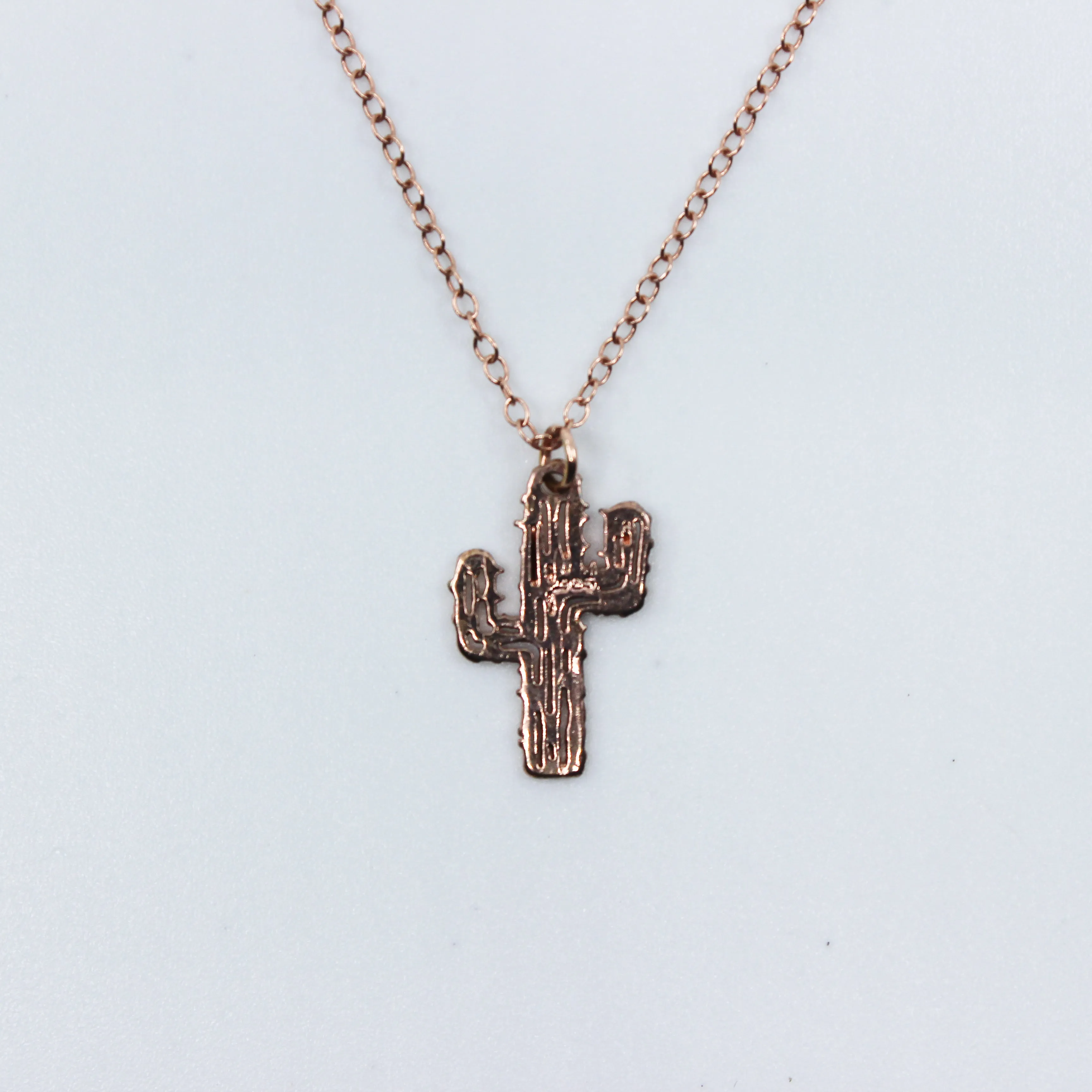 Prickly Side // Cactus Necklace, 925 Sterling Silver, Gold, Rose Gold, Desert Vibes // BH-N019