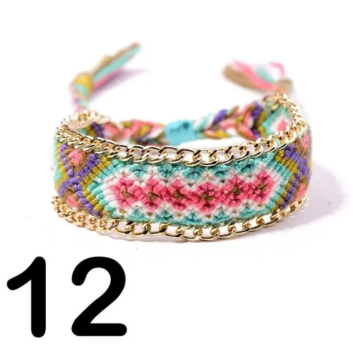 Rainbow Collection Festival Boho Bracelets