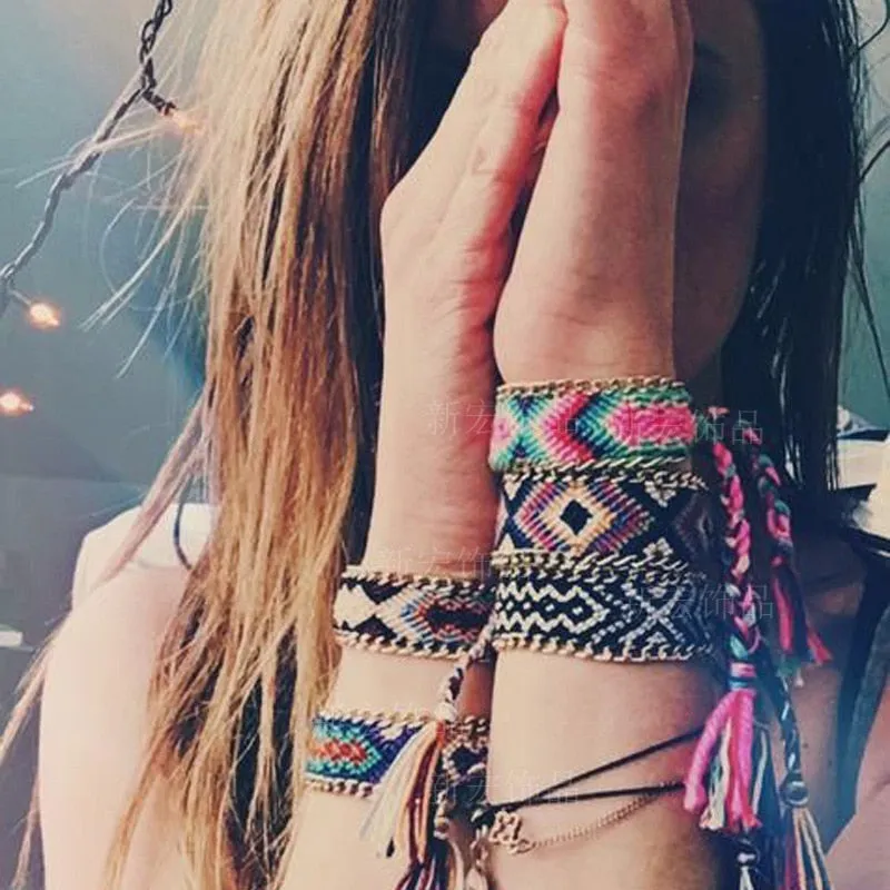 Rainbow Collection Festival Boho Bracelets