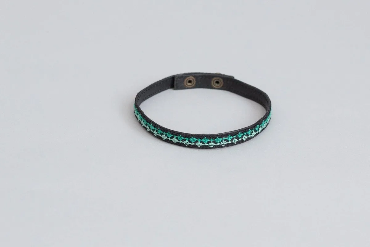 Rana Choker / Wrap Bracelet - Teal