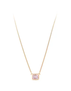 Rose Quartz Deco Necklace